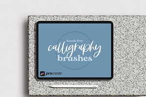 Calligraphy Brush Pack for Procreate