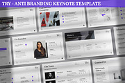 Try - Anti Branding Keynote Template, a Presentation Template by SlideFactory (Thumbnail 1 of 4)