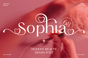Sophia - Beauty Lovely Swash Font, a Serif Font by Sensatype (Thumbnail 1 of 12)