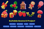 Christmas Party 3D icon pack, an Environmental 3D Model by orenjidesign (Thumbnail 4 of 8)