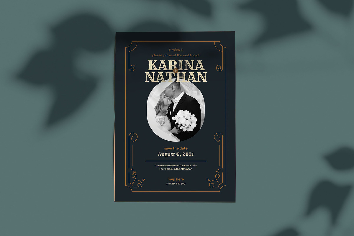 Wedding Invitation Template, a Templates & Theme by Neermana