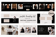 Youtube Branding Kit for Canva, a Social Media Template by Studio Eburnean (Thumbnail 1 of 6)