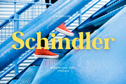 Schindler-Modern Sans Serif Typeface, a Sans Serif Font by Font Kingdom (Thumbnail 1 of 12)