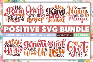 Positive SVG Bundle