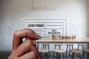 Simple Transparent Business Card, a Business Card Template by Marvel (Thumbnail 2 of 5)
