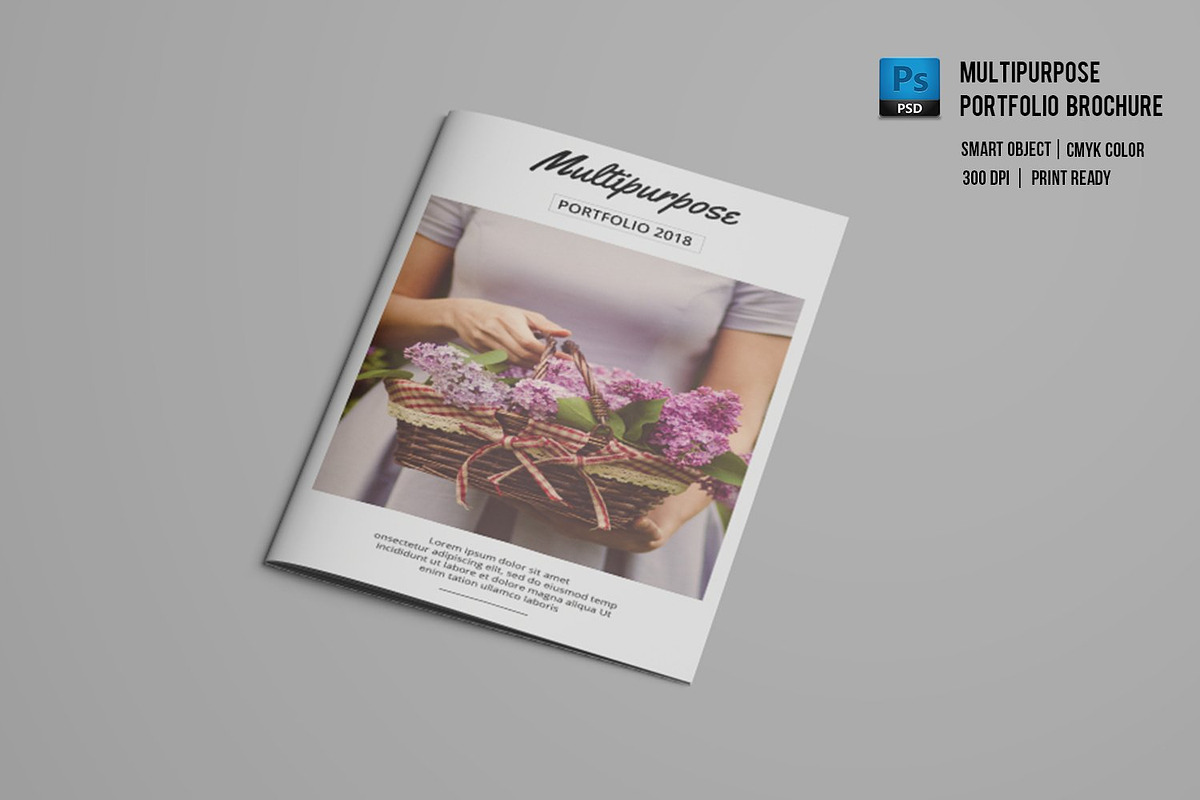 Multipurpose Portfolio Template, a Brochure Template by Template Shop (Photo 1 of 11)