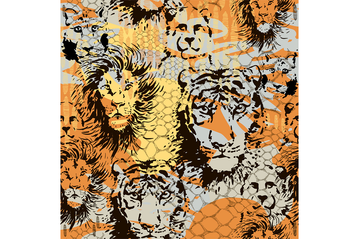 Animal pattern, an Animal Illustration by Polanika (Photo 2 of 2)