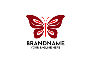 Butterfly Logo Design Nature Icon, a Branding & Logo Template by Megafox Studio