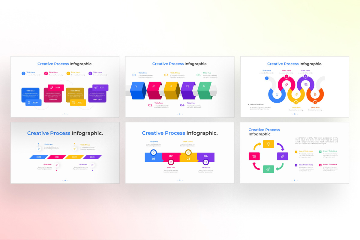 Creative Process PowerPoint - Infographic Template