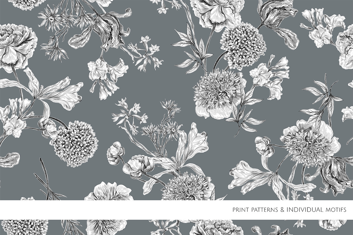 MAGICAL GARDEN (Pattern & motifs), a Pattern Graphic by HannaStudio (Photo 5 of 10)