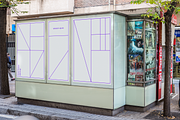 Barcelona Kiosk Advertising Mockup, an Advertising Mockup by M-up (Thumbnail 2 of 3)