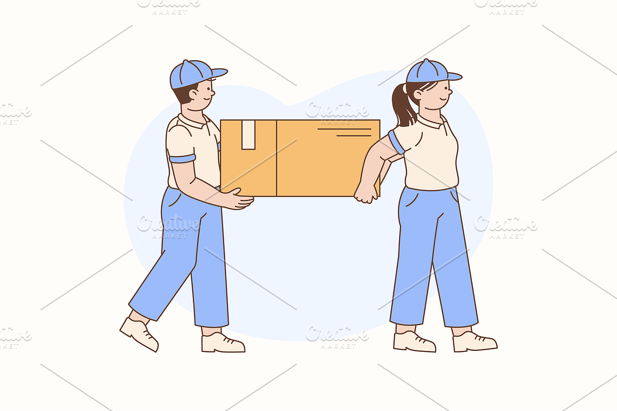 Delivery Package Illustration, an Object Graphic by Jump Studio (Photo 4 of 12)