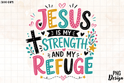 Christian Jesus PNG, Colorful Faith, an Object Graphic by Cut File (Thumbnail 3 of 3)