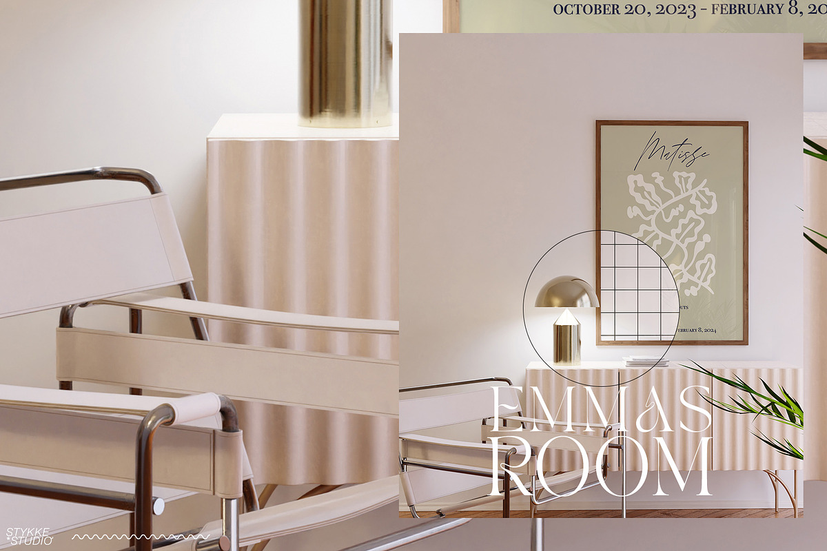 EMMAS ROOM Interior & Frame Mockup, a Household Mockup by Stykke Studio (Photo 6 of 19)