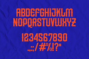 Chicago Display Sports Font