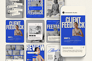 Client Win Instgram CANVA Templates, a Social Media Template by Marketello Studio (Thumbnail 3 of 5)