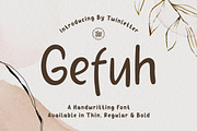 Gefuh, a Sans Serif Font by twinstd (Thumbnail 1 of 12)