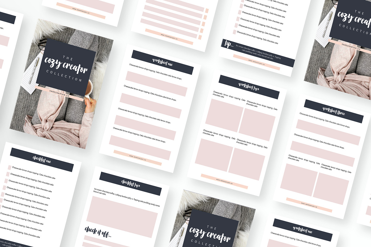 Canva Course Bundle 70 Cozy Creator, an Email Template by VanessaRyan.co (Photo 3 of 7)