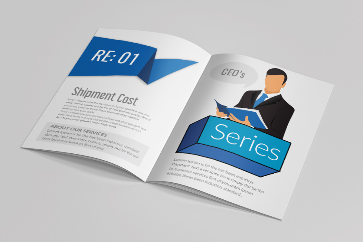 Business Catalogue Brochure 16 Pages, a Brochure Template by Psd Templates (Photo 4 of 9)