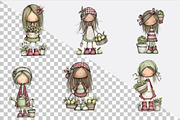 Whimsical Little Girls Gardening C, an Empty State Illustration by SVGArt (Thumbnail 2 of 9)
