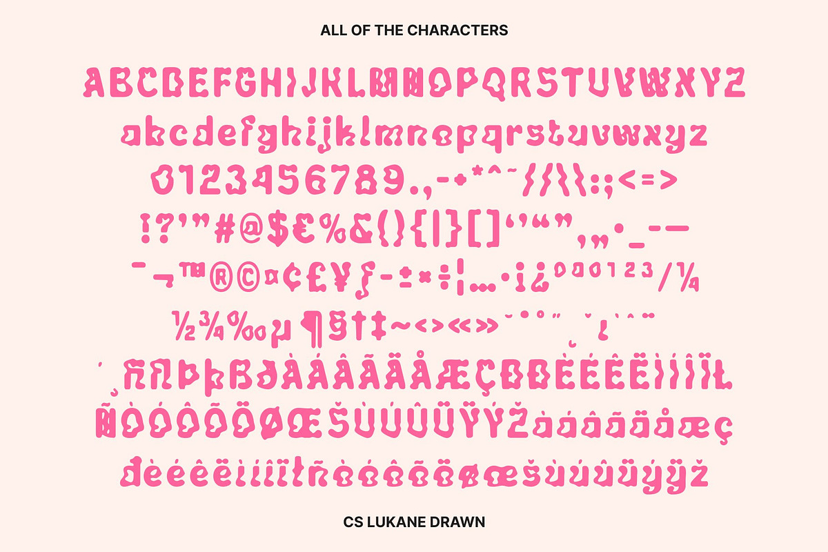 CS Lukane Drawn, a Sans Serif Font by Craft Supply Co. (Photo 8 of 8)