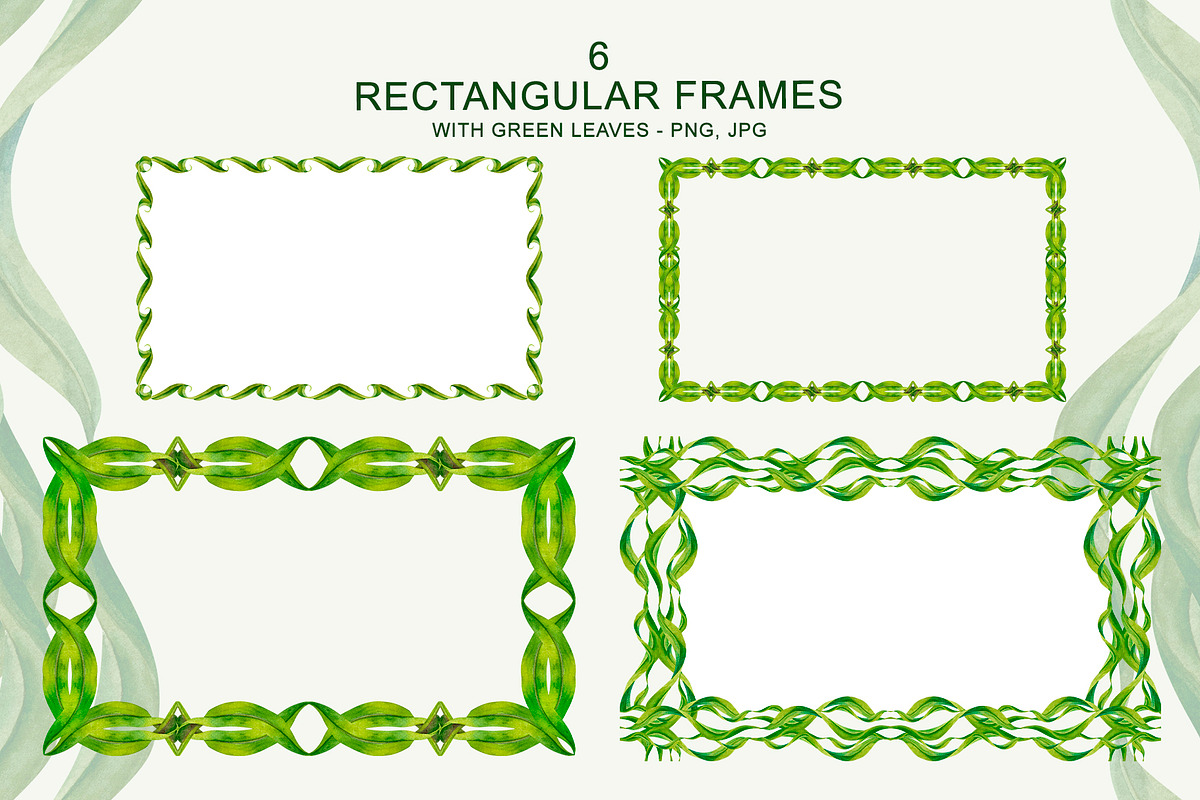 Floral frames, botanical watercolor, a Decorative Illustration by EL_SUHOVA (Photo 6 of 15)