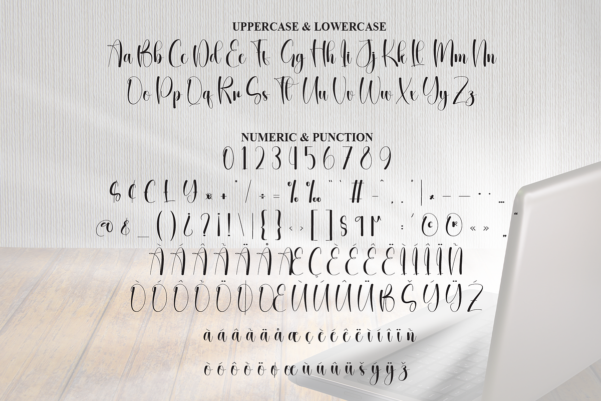 Radiate | Script Font, a Handwritten Font by Scratchones (Photo 7 of 9)
