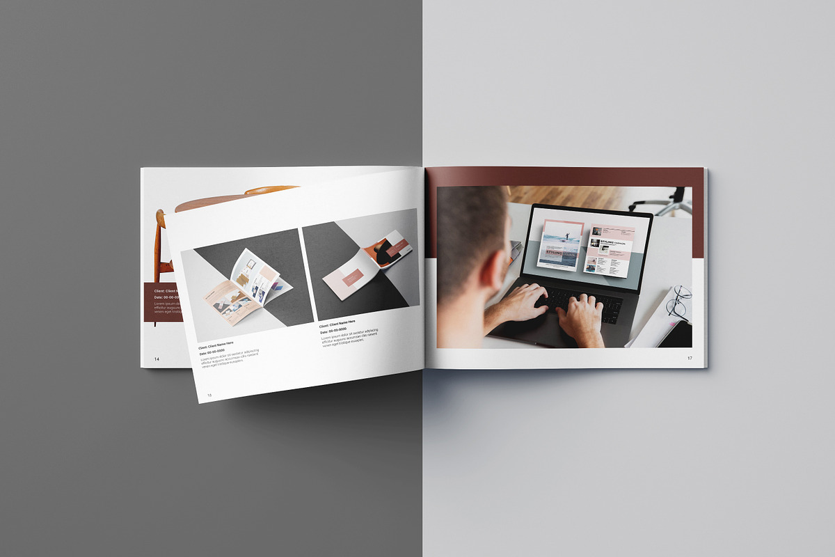 Design Portfolio Template, a Brochure Template by Template Shop (Photo 11 of 14)