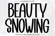 Beauty Snowing, a Sans Serif Font by FreshTypeINK (Thumbnail 1 of 8)