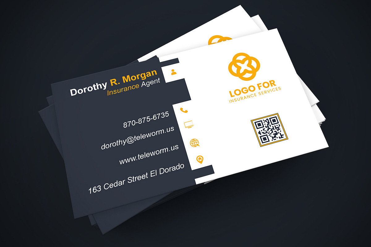 Quick Business Card Template PSD preview 2