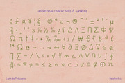Lapin de Patisserie Pencil Font, a Handwritten Font by Perplexitics (Thumbnail 10 of 10)