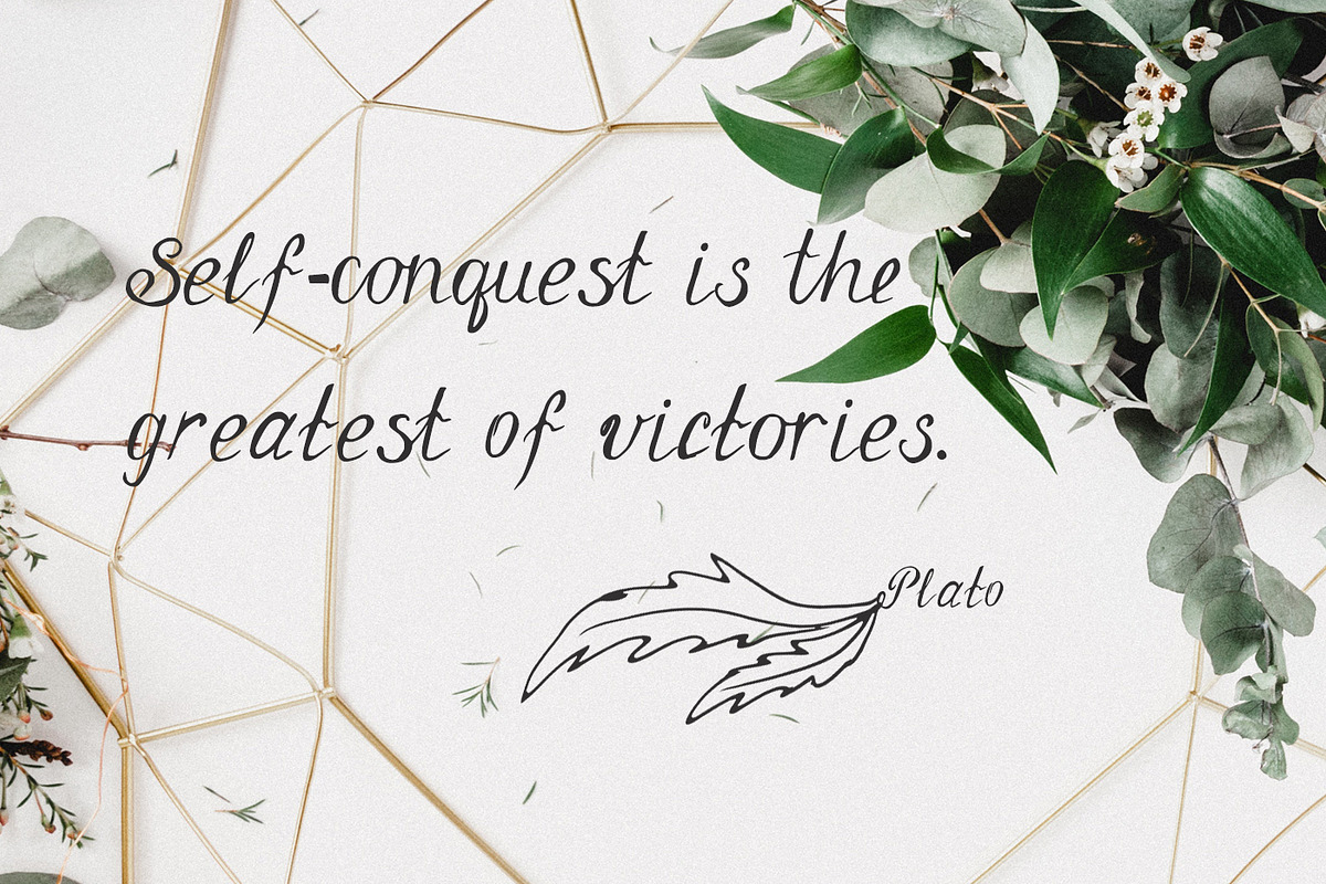 Geranium Font preview 5