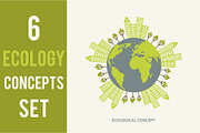 6 Ecologic Concepts Set, an Education Illustration by Olha Kostiuk (Thumbnail 5 of 6)