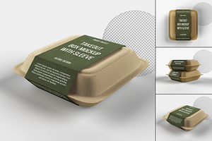 Takeout Container Mockup 3 Files