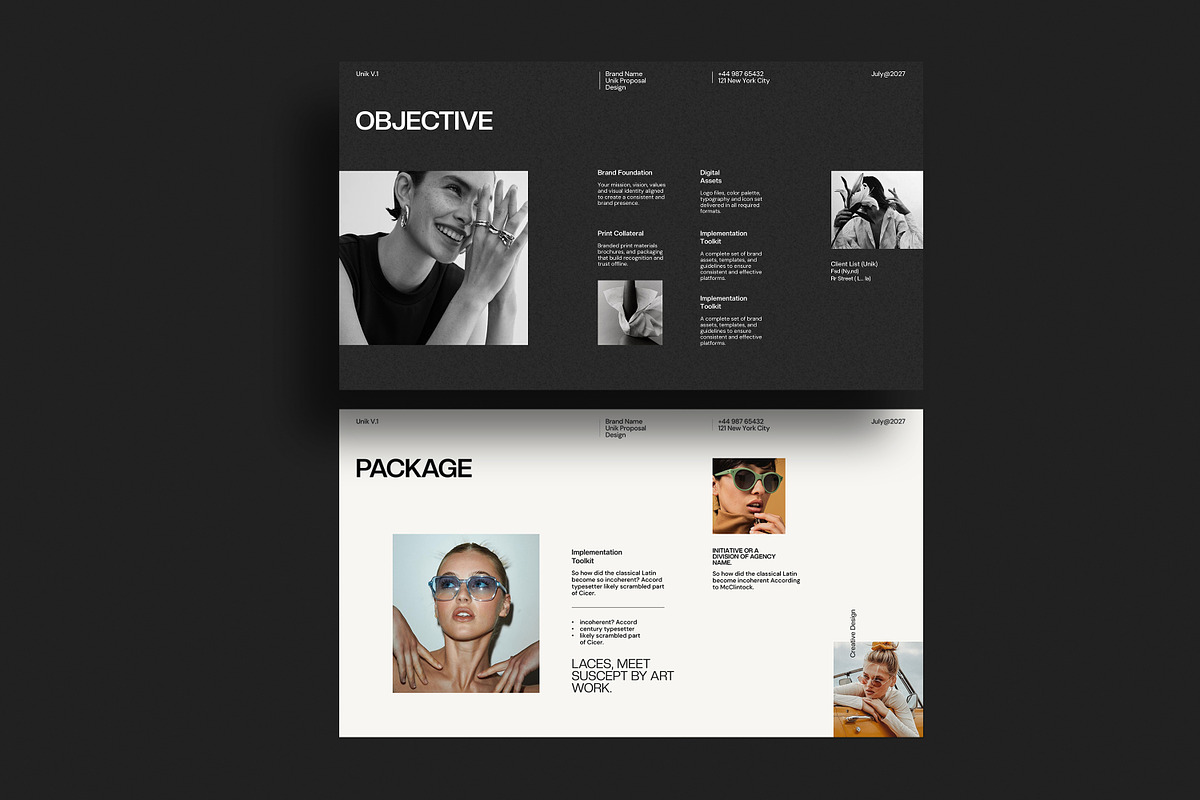 UNIK/ Proposal Presentation Template, a Presentation Template by SlideStock (Photo 4 of 10)