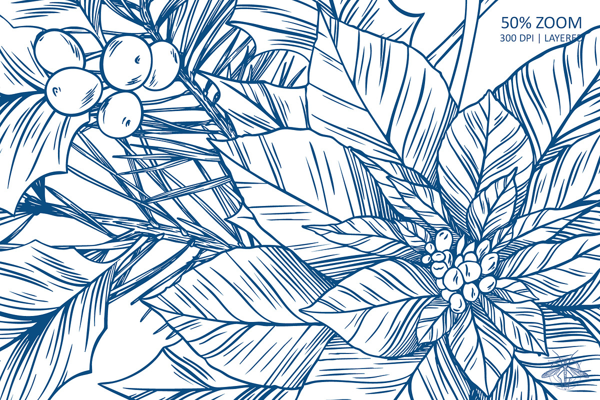 CHRISTMAS TOILE DE JOUY, a Pattern Graphic by Tanya Vollar (Photo 7 of 11)