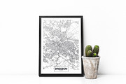 5 maps of Germany cities set 2, an Education Illustration by MaximGertsen (Thumbnail 8 of 9)