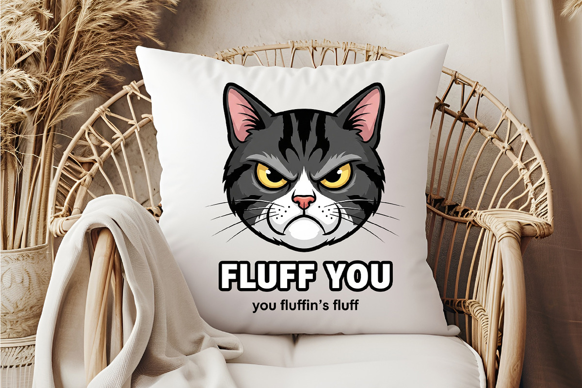 Fluff You You Fluffin's Fluff Funny, an Illustration by DreamCafeArt (Photo 6 of 6)