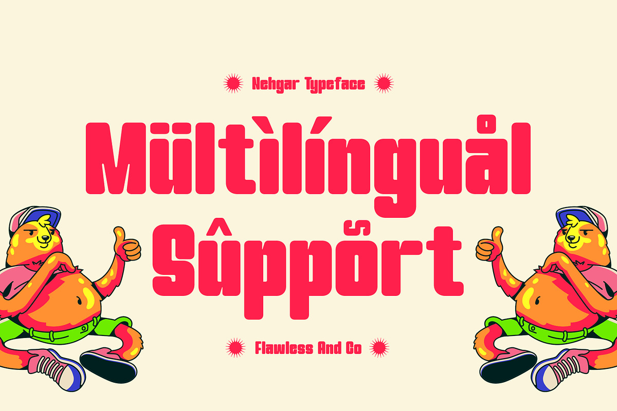 Nehgar - Modern Bold Display Font, a Sans Serif Font by Flawless And Co (Photo 10 of 10)