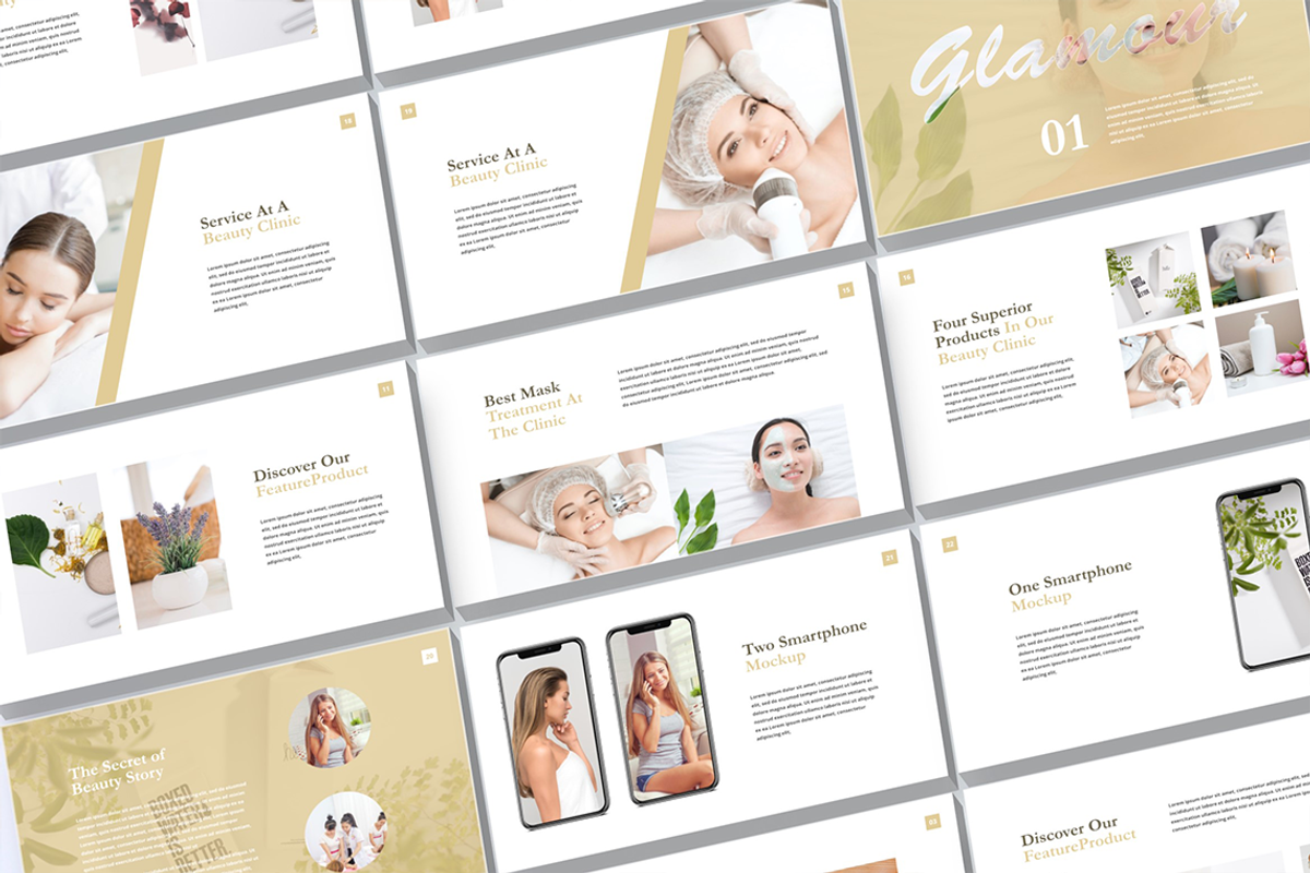 Glamour - Google Slides Template, a Presentation Template by UnicodeID