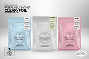 Clear Foil Sachet Packaging Mockup, a Cups & Container Mockup by INCDesign (Thumbnail 9 of 14)