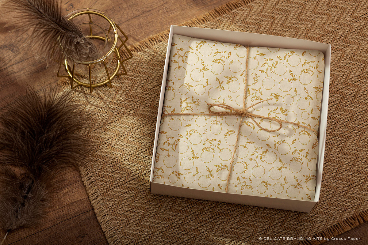 33 delicate logos ~ 6 brand kits, a Branding & Logo Template by Crocus Paperi (Photo 17 of 25)