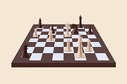 Chessboard with chess pieces, an Education Illustration by Good Studio (Thumbnail 1 of 4)