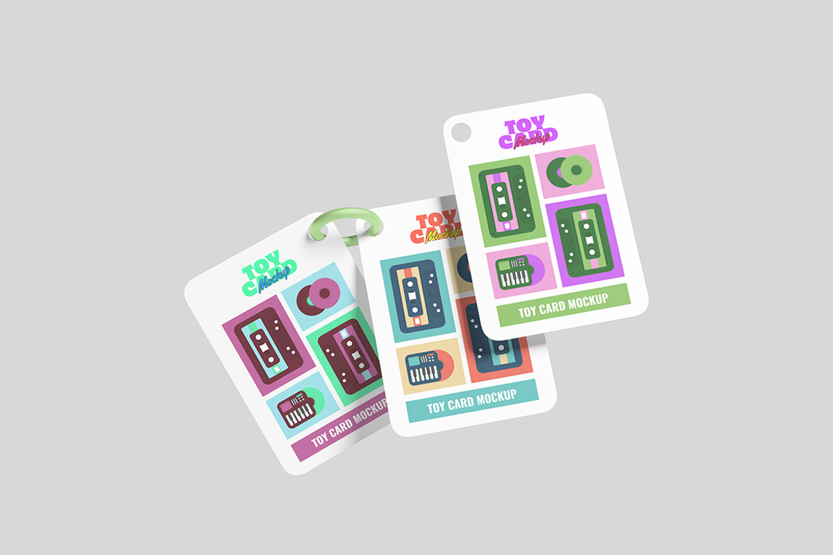 Joyful Toy Card Mockup, a Merchandise Mockup by ianmikraz (Photo 5 of 5)