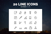 Premium »Outdoor« Icons, an Icon by IconUncle (Thumbnail 2 of 2)