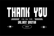 VB Josher - Futuristic Font, a Sans Serif Font by VALIANTBROTHA (Thumbnail 9 of 9)