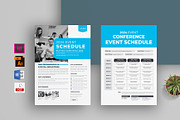 Event Schedule | MS Word & Indesign, a Flyer Template by obayes (Thumbnail 1 of 3)
