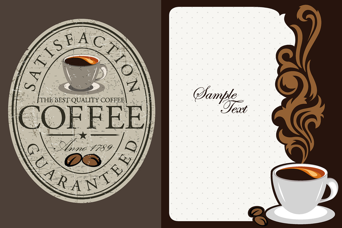 Coffee, a Decorative Illustration by Vector Maker