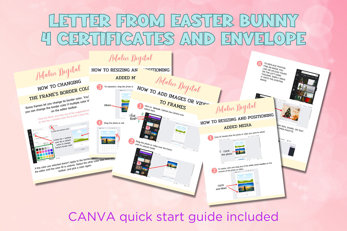 Letter from Easter Bunny #5 - Canva, a Templates & Theme by Adalin Shop (Photo 10 of 11)
