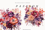 Watercolor Floral Bundle (45 in 1), a Decorative Illustration by Lana Elanor (Thumbnail 127 of 180)